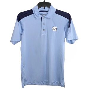 Majestic Polo Shirt Men’s Size M Blue Section 101 North Carolina Tar Heels